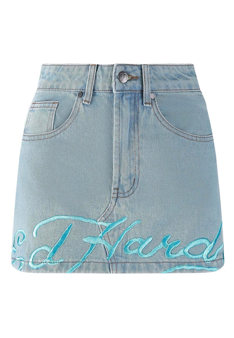 Ed Hardy Minirok blauw