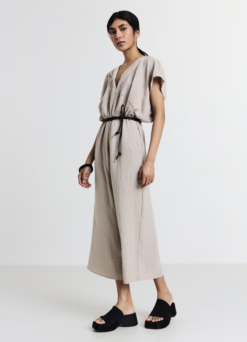 Calliope TUTA LUNGA - Tuta jumpsuit - tortora