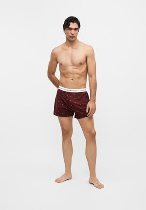 Tommy Hilfiger, 2 PACK - Μποξεράκι - navy blue/burgundy