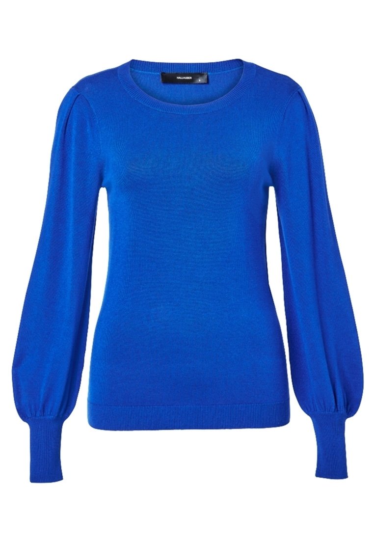 Pullover Viskose Pullover Hallhuber HALLHUBER Strickpullover Blue