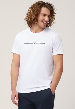 Harmont & Blaine CON LOGO - Camiseta estampada - bianco