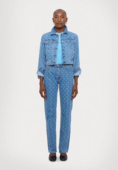 MARINE SERRE MOON LASER CROPPED JACKET - Traper jakna - light blue