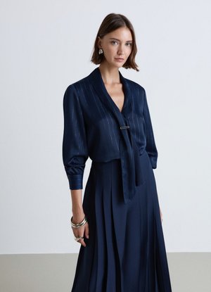 Calliope CAMICIA RIGHE - Hemdbluse - var blu notte