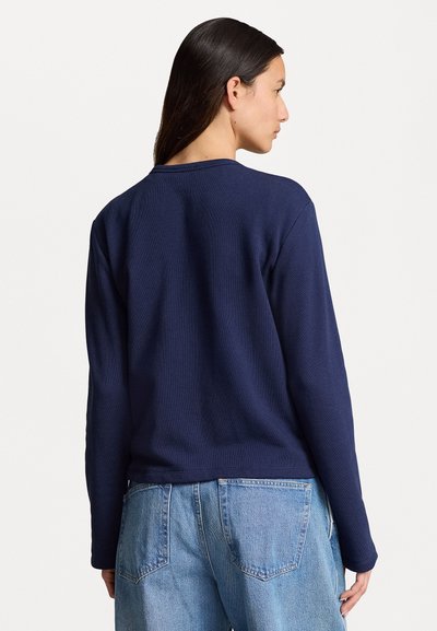 Polo Ralph Lauren FRENCH TERRY CARDIGAN - Kardiganas - newport navy