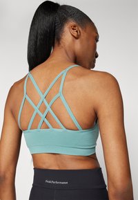 ODLO SPORT BRA SEAMLESS SOFT - Sujetadores deportivos con sujeción ligera - arctic/grey melange