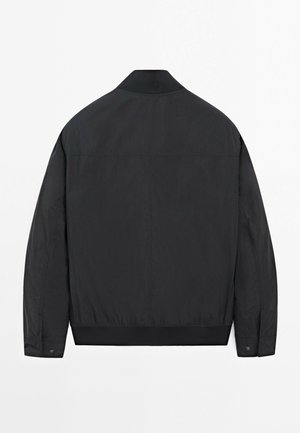 Massimo Dutti, BOMBER JACKET WITH POCKET DETAILS - Bomber Jacket - dark blue