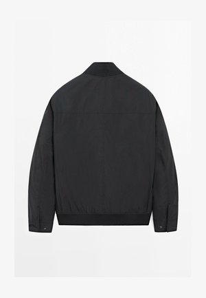 Massimo Dutti, BOMBER JACKET WITH POCKET DETAILS - Bomber Jacket - dark blue