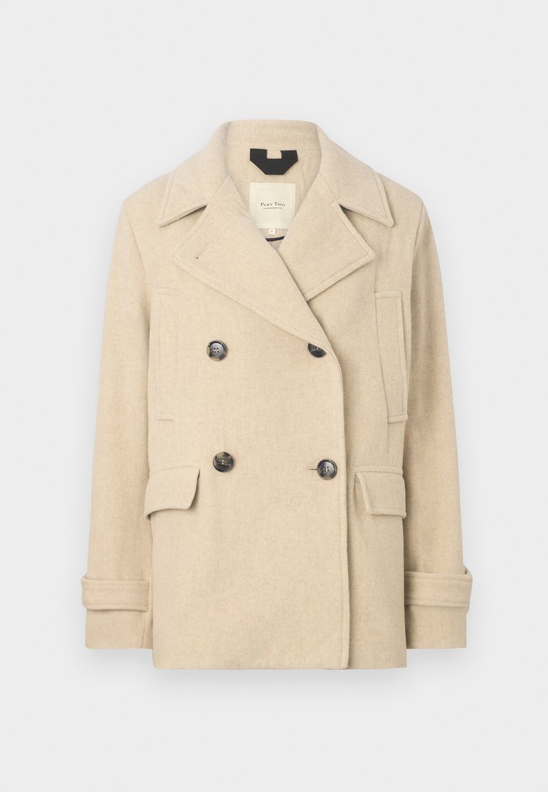 Part Two Halflange jas beige