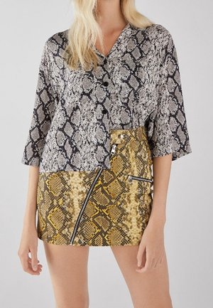 Bershka, Blouse - grey