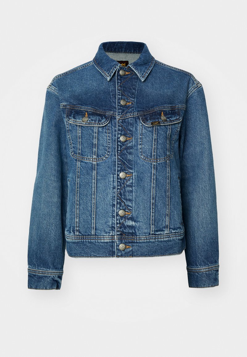 Lee Spijkerjas donkerblauw denim