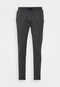 EBERLEIN WITH ROLLED UP - Pantalon classique - charcoal mix
