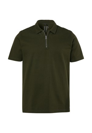JP1880, POLO SHIRT, SHORT SLEEVE, PIQUÉ, ZIP, UP TO 8XL - Poloshirt - fir green