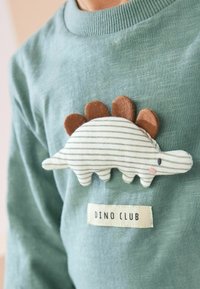 Next LONG SLEEVE SET - REGULAR FIT - Tepláková súprava - green dinosaur