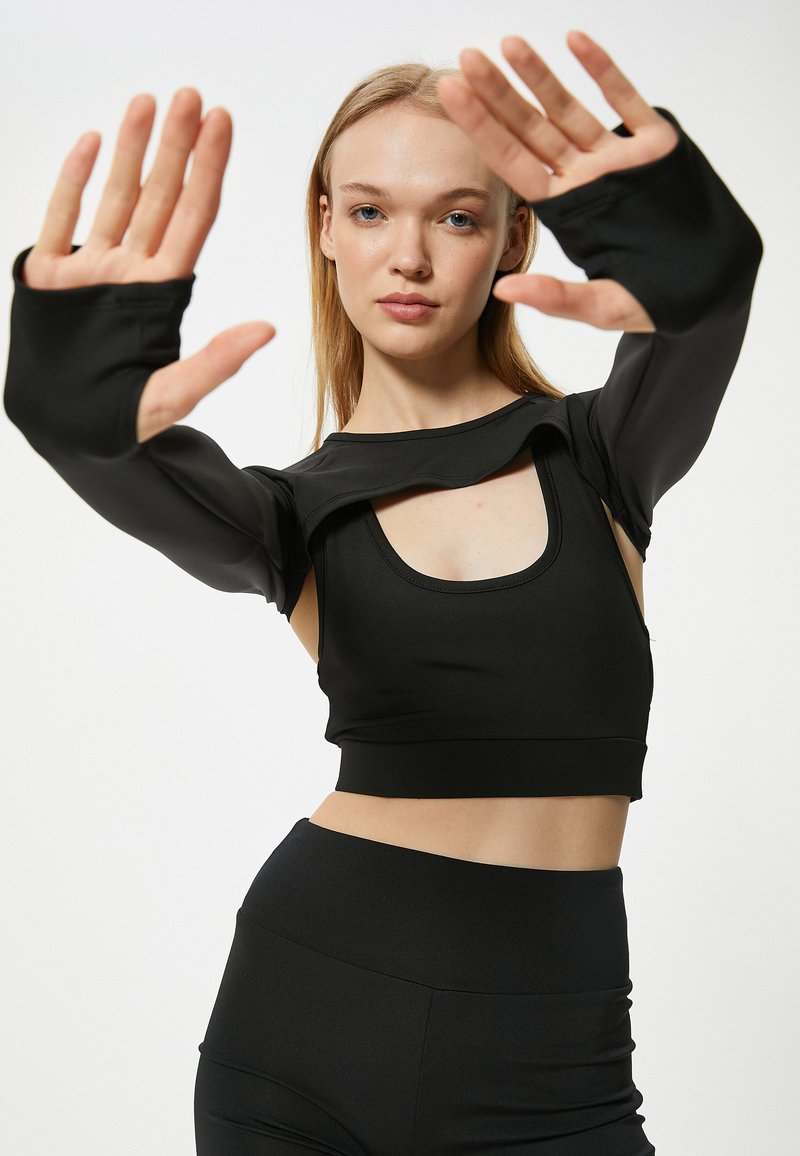 Koton CREW NECK - Alustoppi - black