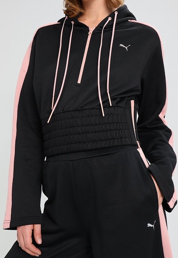 Puma Felpa con cappuccio - black