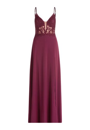 Vera Mont, VERA MONT MIT STICKEREI ABENDKLEID - Galajurk - prune wine
