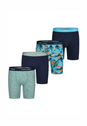 LONG LEGS BOXER 4-PACK - Trunks - palm leaves blue