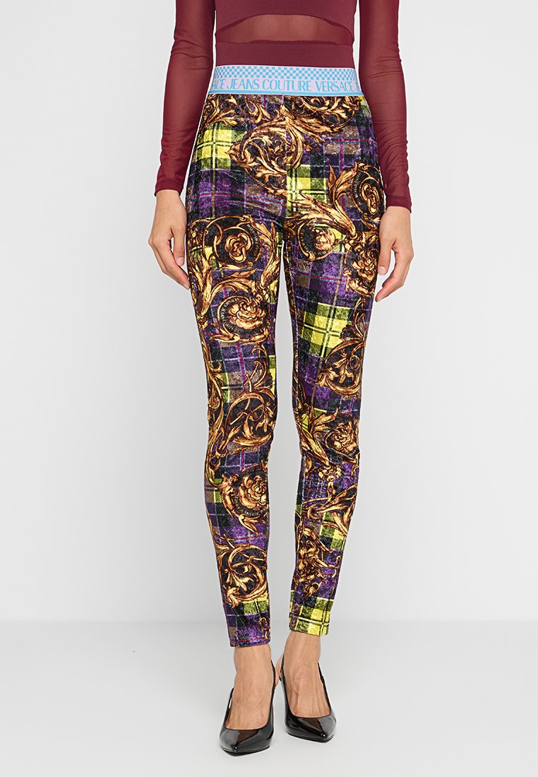 Versace Jeans Couture Legging paars