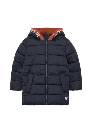 MIT KONTRASTSTREIFEN - Cappotto invernale - navy