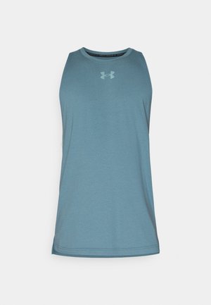 Under Armour ZONE TANK - Topp - jasper blue/serpentine