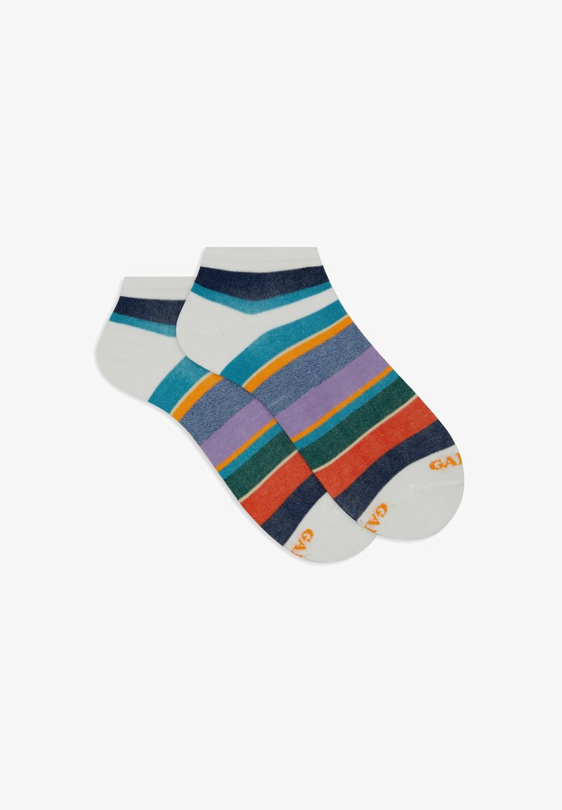 Gallo WITH STRIPES - Calze - bianco royal