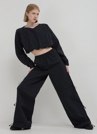 Calliope PALAZZO - Pantalon classique - ultrablack