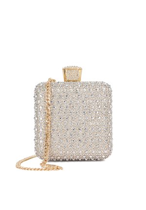 DUNE ELIDA EMBELLISHED BOX - Clutch - silver
