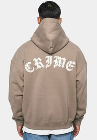 Dropsize HEAVY CRIME  - Sweat à capuche - silvermink