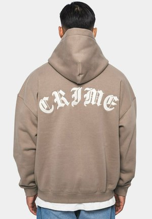 Dropsize HEAVY CRIME  - Jersey con capucha - silvermink