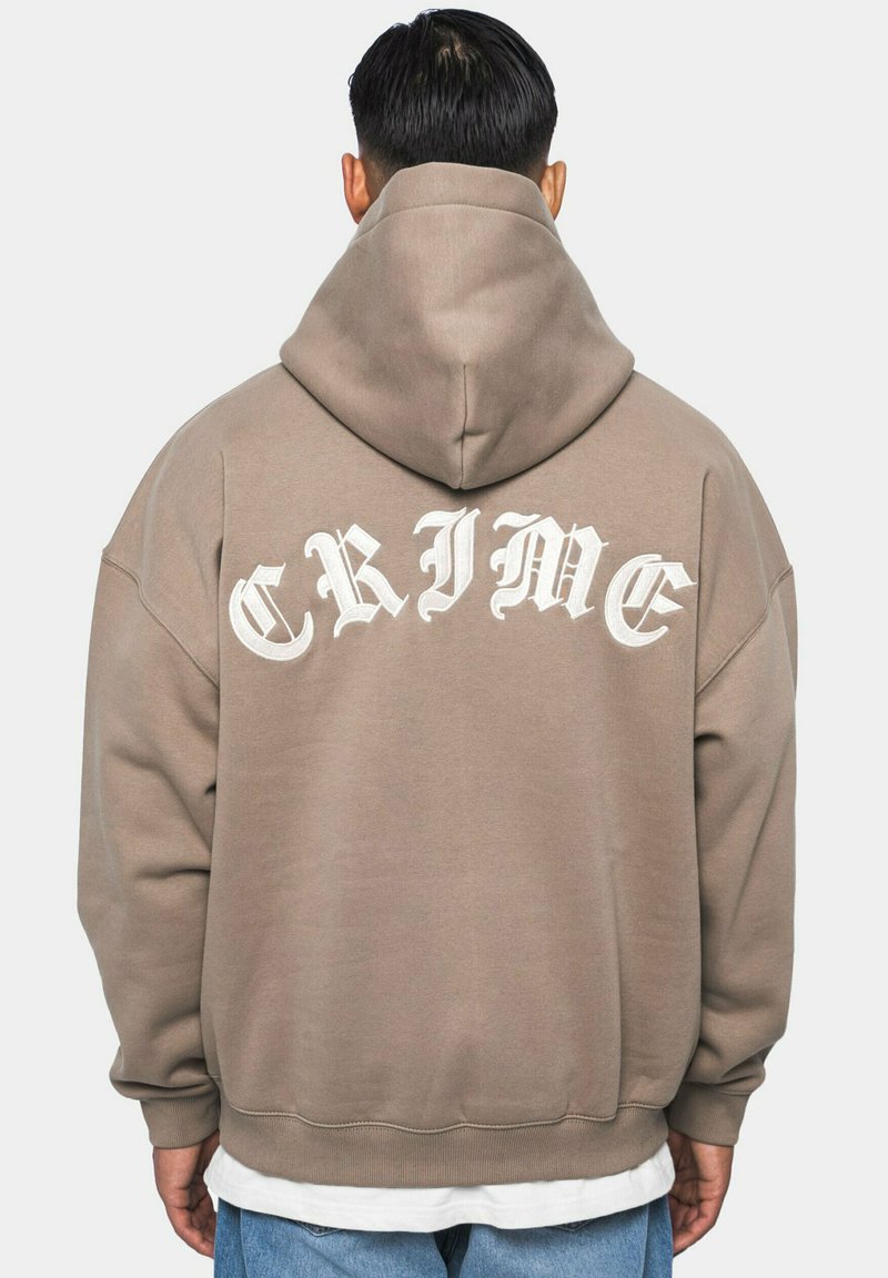 Dropsize HEAVY CRIME  - Sweat à capuche - silvermink
