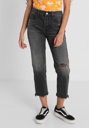 Jean droit - grey denim