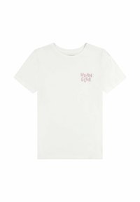 Wrangler SHORT SLEEVE - SLIM FIT - T-shirt print - worn_white