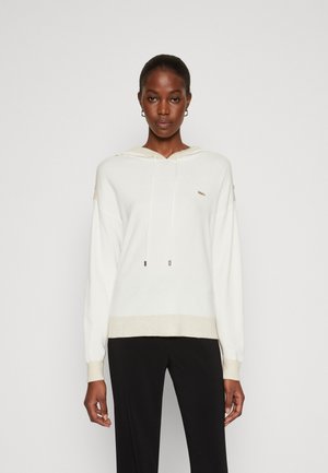 Kapuzenpullover - light ivory/light gold