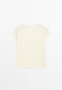 Massimo Dutti SHORT SLEEVE WITH ROUND NECK - T-shirts basic - yellow