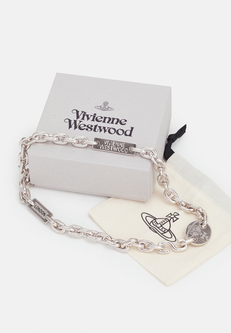 Vivienne Westwood Zephyr Necklace Unisex Naszyjnik Silver Coloured Srebrny Zalando Pl