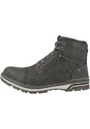 Schnürstiefelette - dark grey