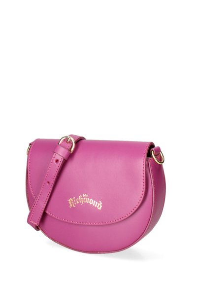 John Richmond Sac bandoulière - fuchsia and gold