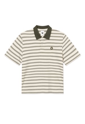 DOUBLE A BY W.W., COLTON UNISEX - Μπλουζάκι με στάμπα - silver birch