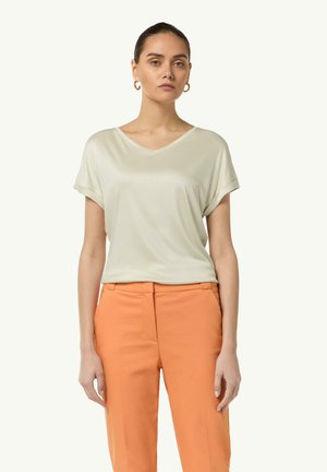 Basic T-shirt - helles beige