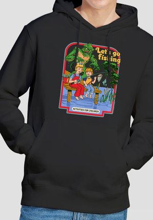 Cotton Soul, STEVEN RHODES LET'S GO FISHING - Hoodie - black