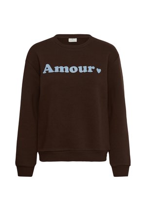 Kaffe, KAMILA - Sweatshirt - coffee bean blue fog