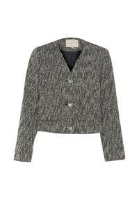 KAMINELLA - Skraistė  - black white boucle