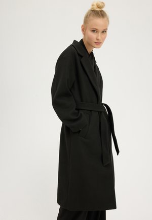 Even&Odd BELTED COAT - Klassinen takki - black
