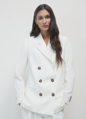 Blazer - bianco lana
