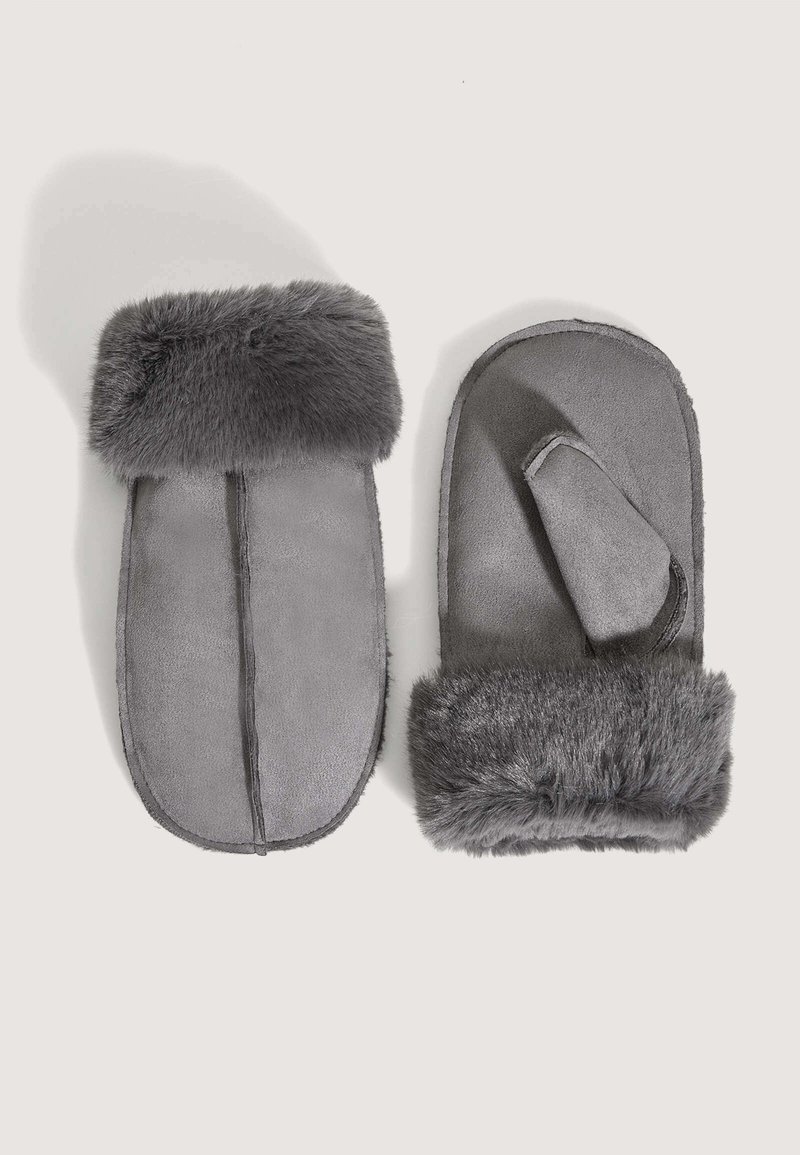 Damen Fäustlinge | OYSHO MIT UMSCHLAG Kurzfingerhandschuh grey/grau - BE55831 Damen Fäustlinge | OYSHO MIT UMSCHLAG Kurzfingerhandschuh grey/grau - BE55831