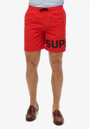 GRAPHIC -INCH - Badeshorts - drop kick red