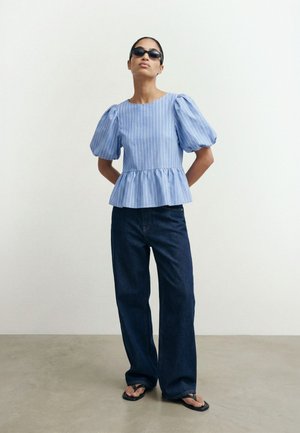 HYPEDROP, TOP HDPAVLOVA VOLUME  SLEEVE - Bluse - blue frost