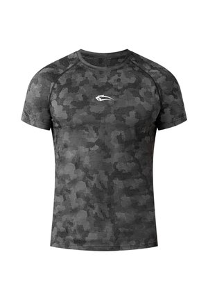 Smilodox, KOMPRESSION CAMO T-SHIRT VAREK - Sport T-Shirt - anthrazit