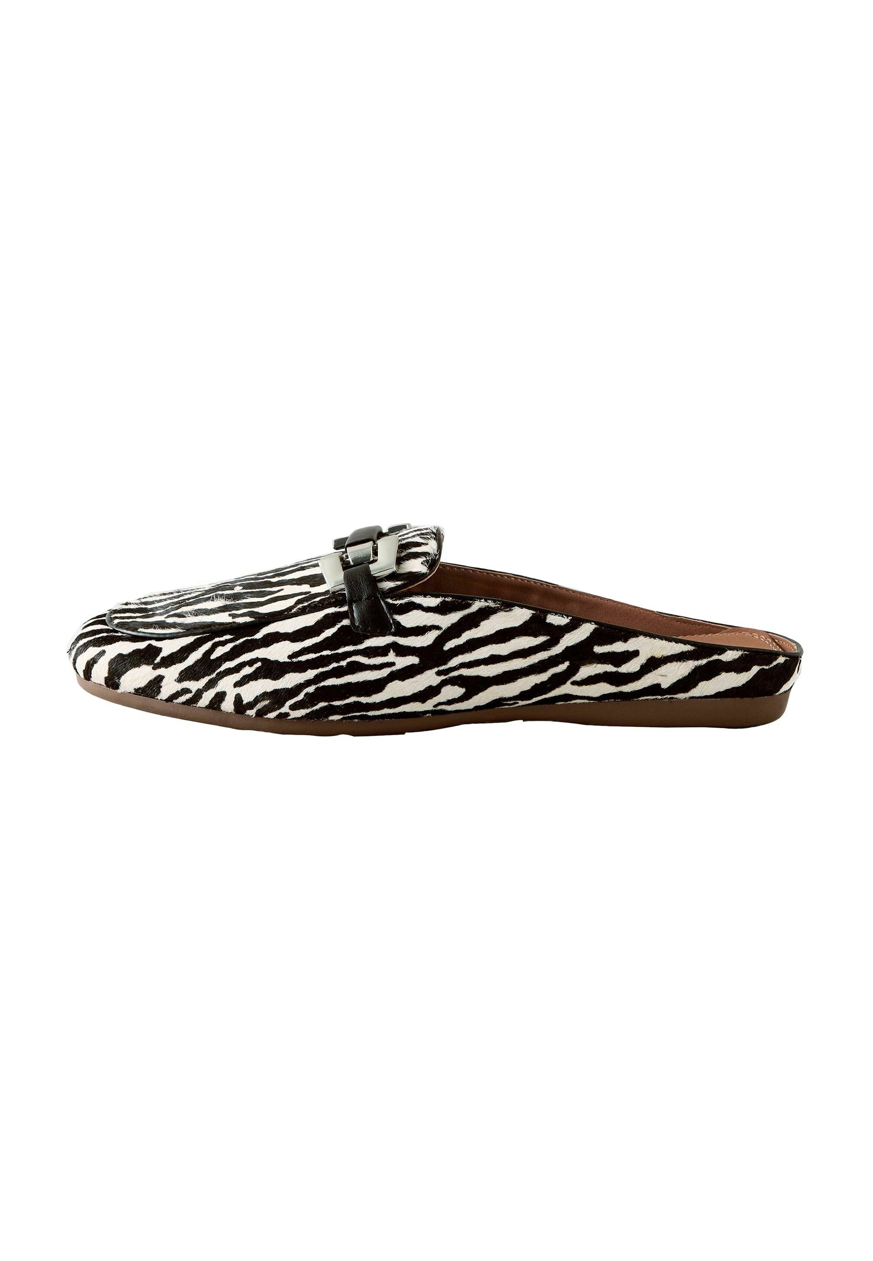 Chaussures Femme Next Neuves Taille 4 - Motif Zèbre Noir Et Blanc, Style Talon