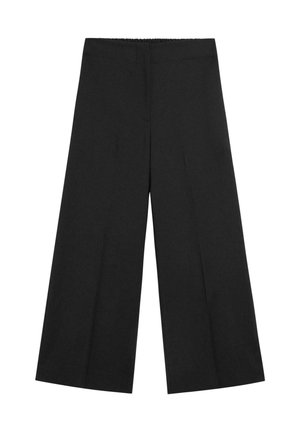 ELASTICATED - Trousers - black